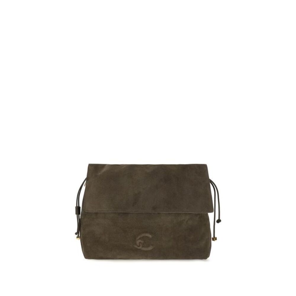 Coccinelle Brown Calf Leather Bos Taurus Shoulder Women's Bag